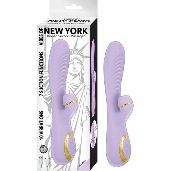 VIBES OF NEW YORK - Rechargeable Clitoral Suction Massager - - Clit Ticklers and Pulsators
