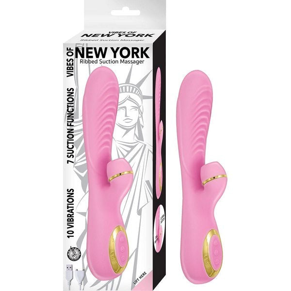 VIBES OF NEW YORK - Rechargeable Clitoral Suction Massager - - Clit Ticklers and Pulsators