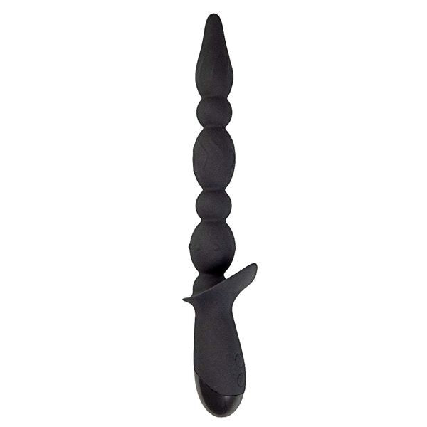 VIBRATING BUTTFUK VIbrating Beaded Anal Wand - - Anal Beads and Balls