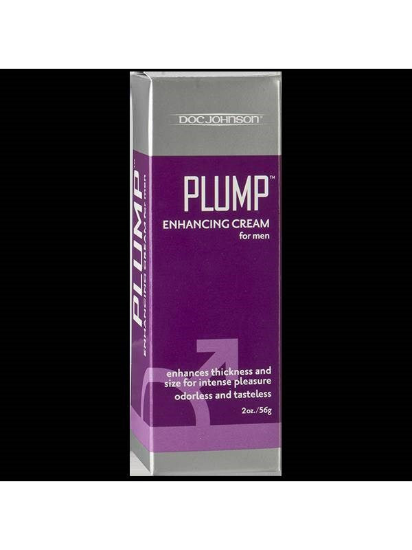Doc Johnson Plump Enhancement Cream for Men 2 oz - - Delay and Excite Sprays