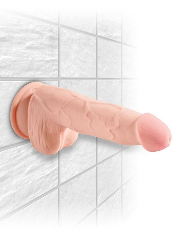 King Cock Plus Triple Density Realistic Cock with Balls - - Realistic Dildos