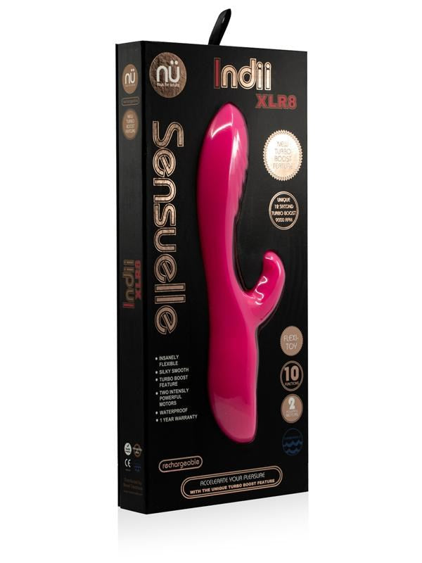 Nu Sensuelle Indii XLR8 - Dual-Motor Vibrator with Turbo Boost - Rabbit Vibrators