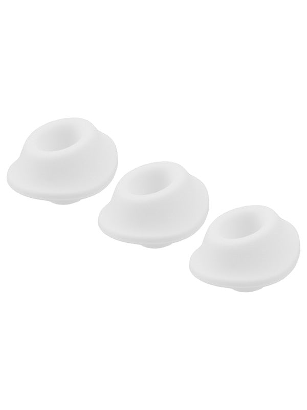 Womanizer Premium Silicone Comfort Heads - 3-Pack - - Vibrator Accessories