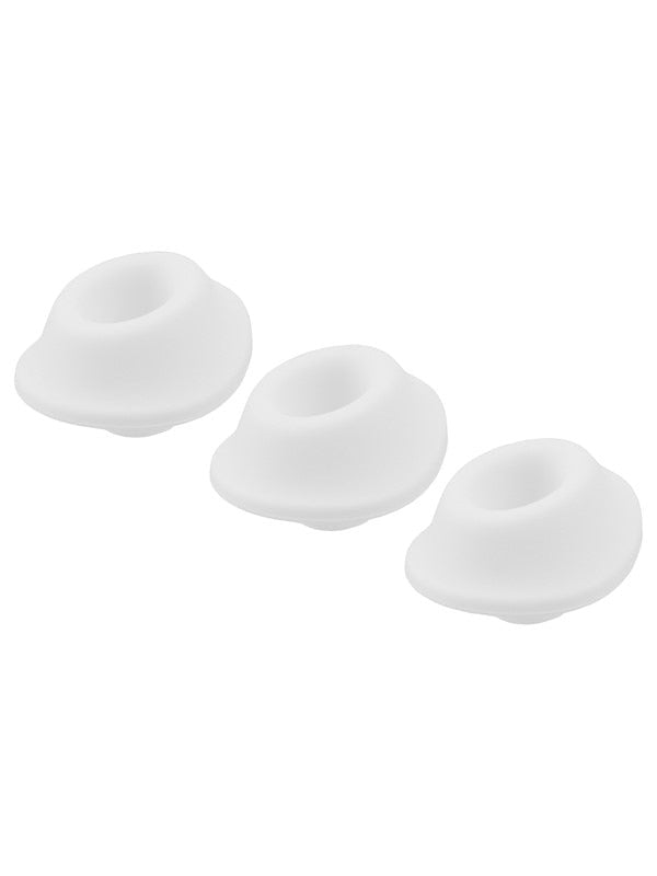 Womanizer Premium Silicone Comfort Heads - 3-Pack - - Vibrator Accessories