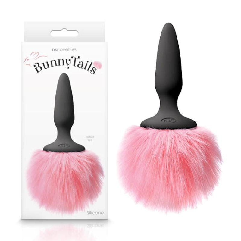 Cozy Kinky Delight - Bunny Tails Mini Fur Butt Plug - Body Wands