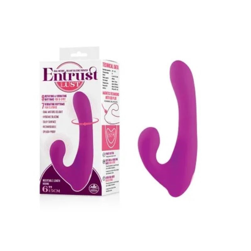 Excellent Power's Entrust-With-Lust Dual-Stimulation Vibrator - - Rabbit Vibrators