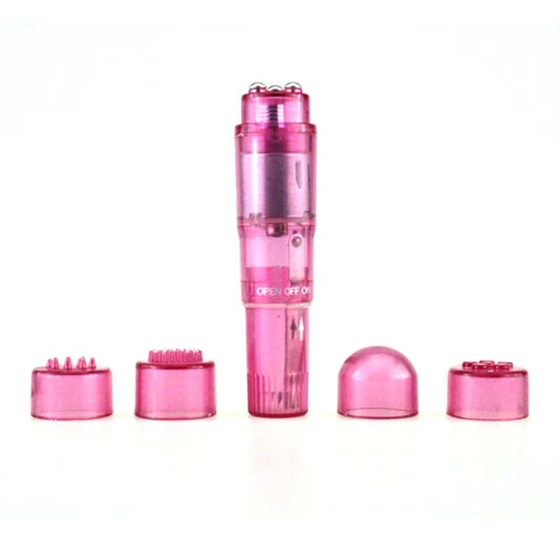 Pocket Pleasure Vibrator & Attachments - - G-Spot Vibrators