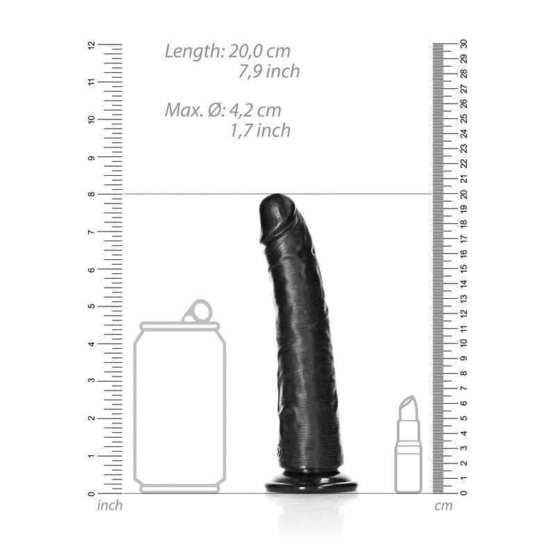 REALROCK Realistic Slim Dildo 18 cm - - Realistic Dildos