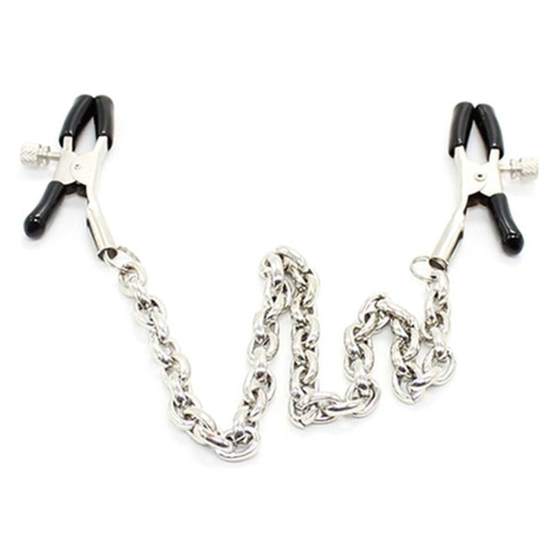 Bondage Adjustable Nipple Clamps - - Nipple and Clit Clamps