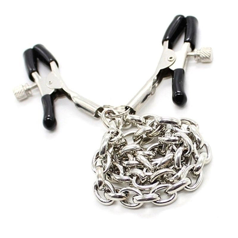 Bondage Adjustable Nipple Clamps - - Nipple and Clit Clamps
