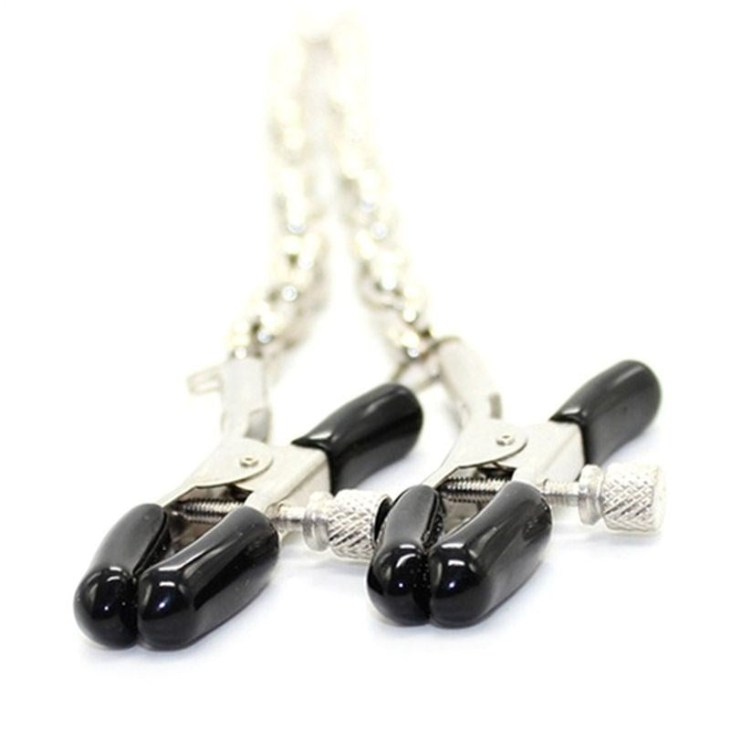 Bondage Adjustable Nipple Clamps - - Nipple and Clit Clamps