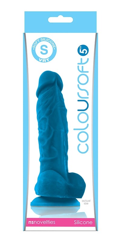 ColourSoft - 5 Inch Soft Dildo - - Realistic Dildos