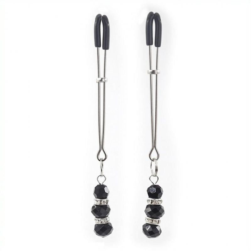 Nipple Clamp With Crystals - - Luxury Sex Toys