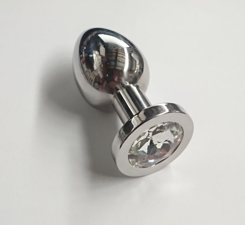 Bedazzled Steel Butt Plug Large - Penis Pumps And Stretchers