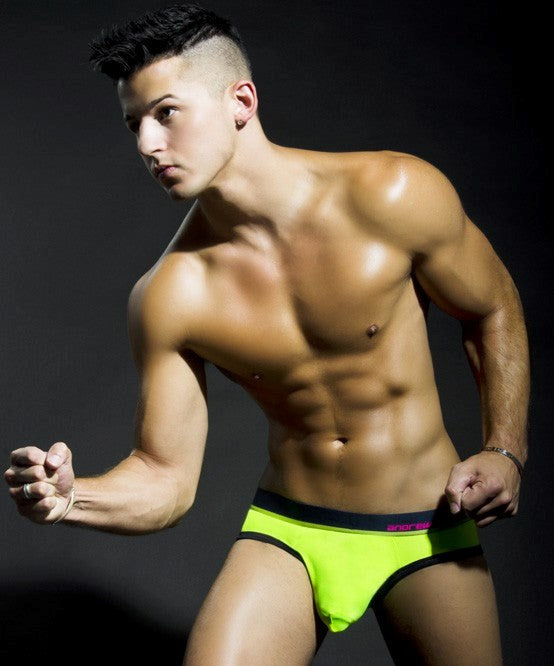 Andrew Christian Almost Naked Brief Lime - Mens Briefs And Boxers