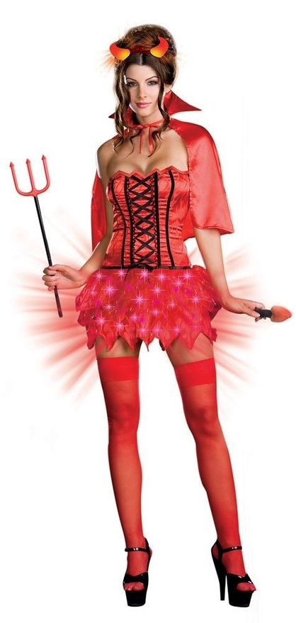 Devil's De-Light Costume - - Fancy Dress Ups