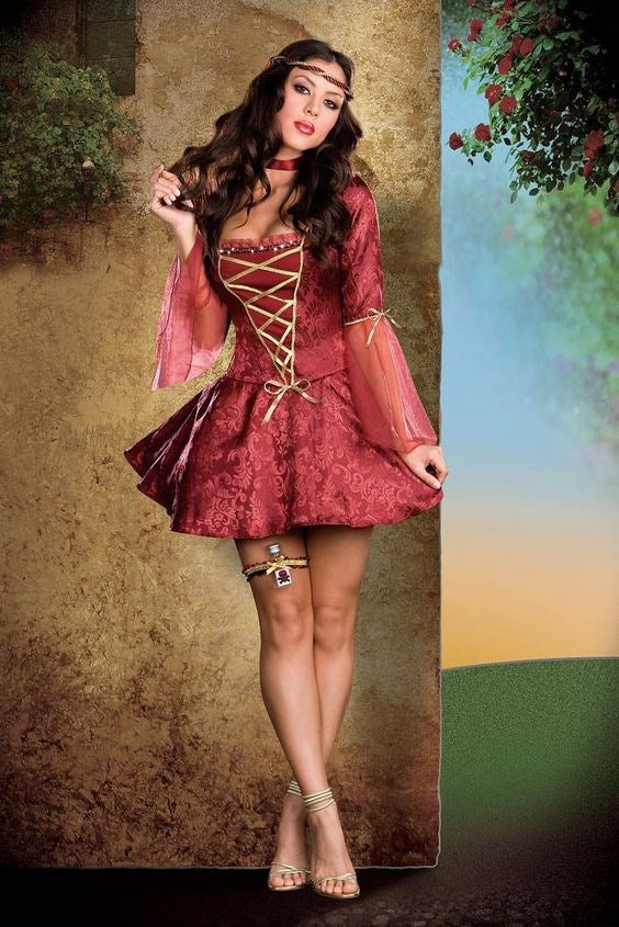 Dreamgirl Juliet Costume - - Fancy Dress Ups