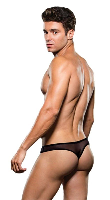 Envy Mesh Thong Black - Jocks and G-Strings