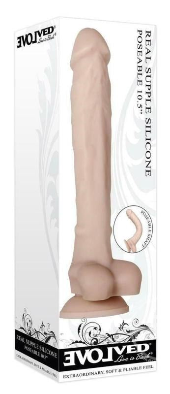Evolved Real Supple Silicone Poseable Flesh - - Realistic Dildos