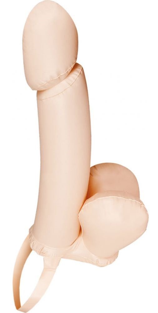 Get It On! Inflatable Penis Strap-On - - Fancy Dress Ups