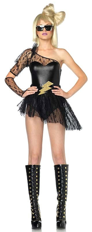 Lightning Rocker Costume - - Fancy Dress Ups