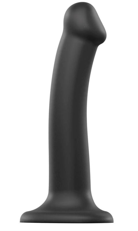 strap-on-me Dual Density Dildo Black - - Strap On Sextoys