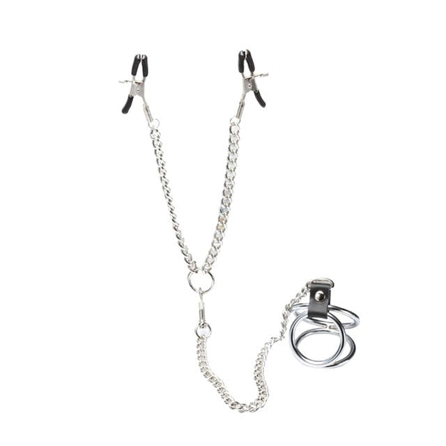 Welled Up Nipple Clamps & Cock Ring - - Cock Rings