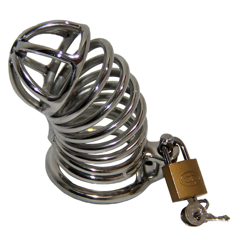 Ridem Tiger Silver Cock Cage - Male Chastity