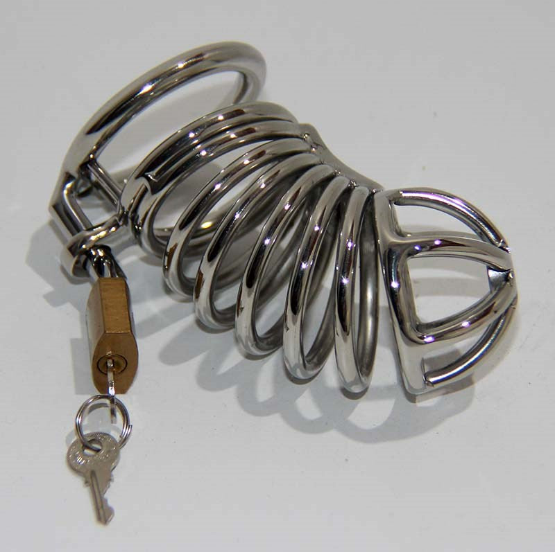 Ridem Tiger Silver Cock Cage - Male Chastity