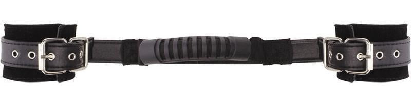 Adjustable Leather Handcuffs with Adjustable Straps - - Cuffs and Restraints