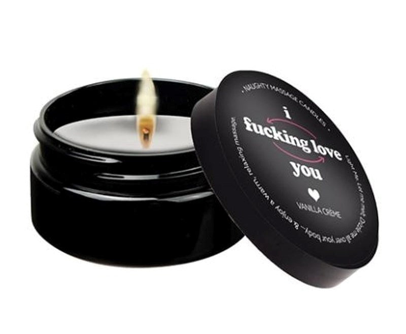 Kama Sutra Vanilla Creme Massage Candle 50g - - Sex Pheromones and Perfumes