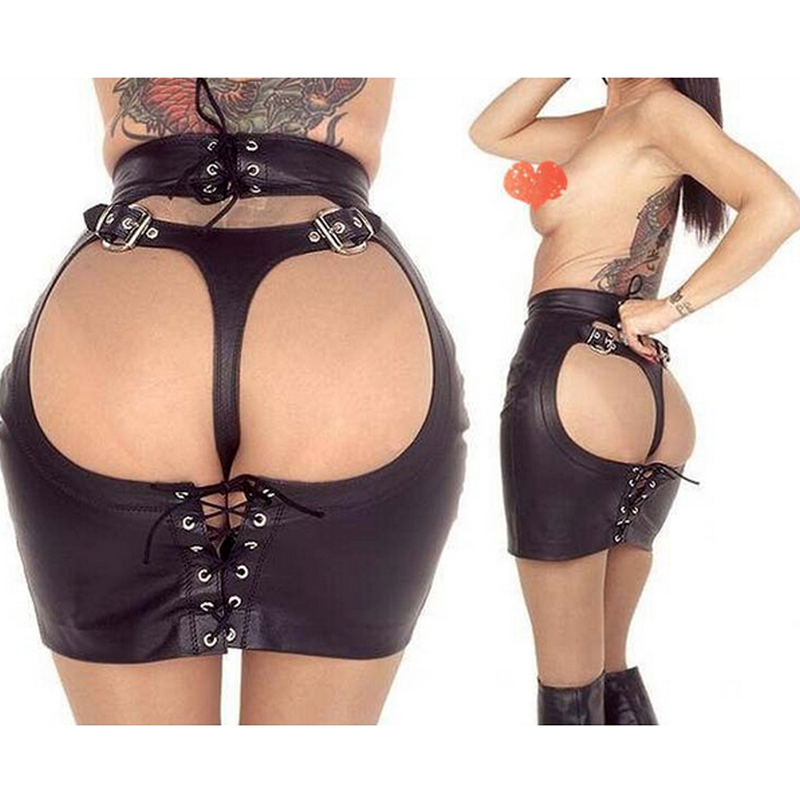 Ladies Open Back BDSM Skirt - - Her Fetish