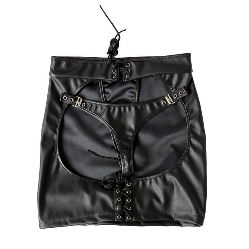 Ladies Open Back BDSM Skirt - - Her Fetish