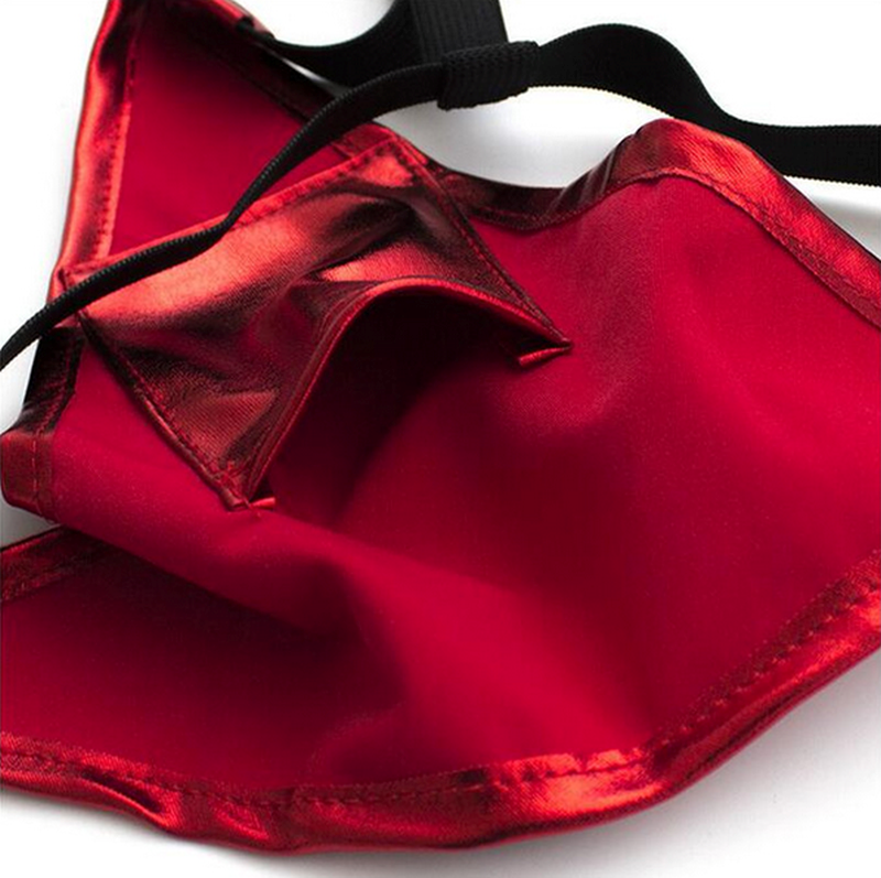 Patent Sexy Panty with Love Egg Bag - - Her Fetish