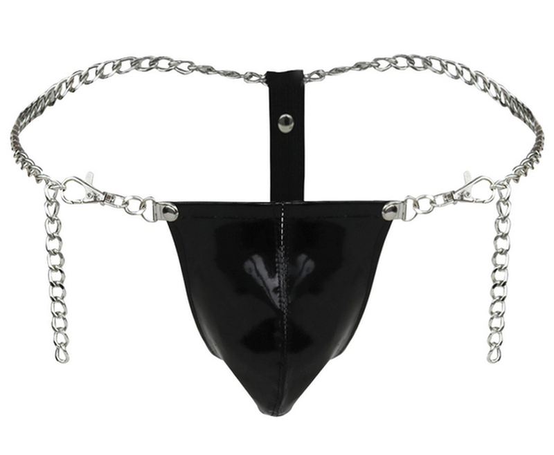 Strict Leather Chain JockStrap - - His Fetish