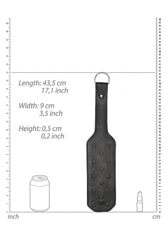 Pain Leather Vampire Bondage Paddle - - Paddles And Slappers