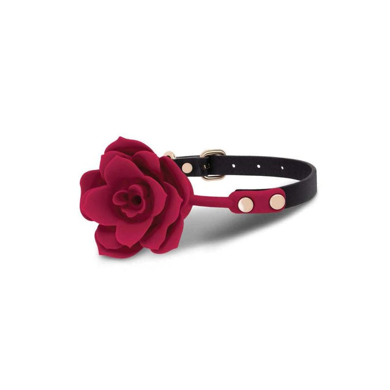 Secret Kisses Rosegasm Bloom Silicone Gag - Bondage Gags and Bits