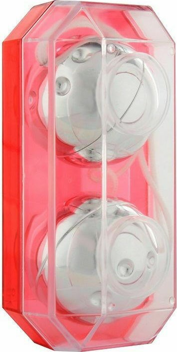 Seven Creations Silver Plastic Boxed Duo Ben Wa Balls - - Love Eggs and Kegel Exercisers