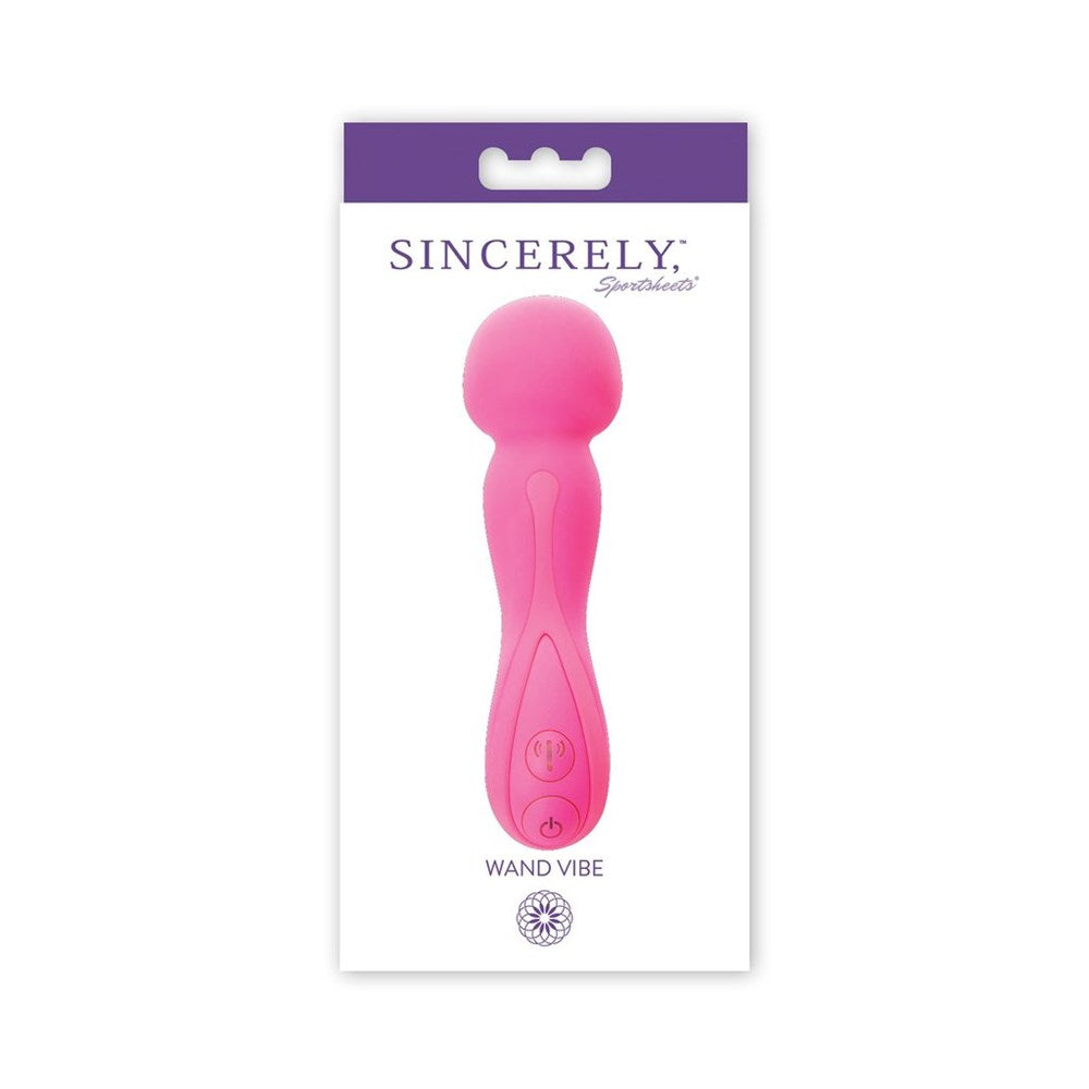 Sincerely Body Wand Vibrator Pink - - Body Wands