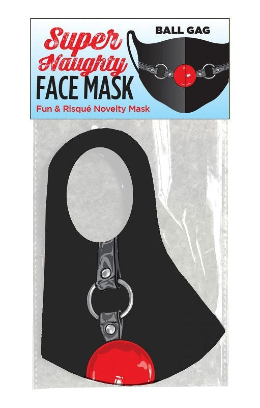 Super Naughty BALL GAG Mask - Bondage Gags and Bits