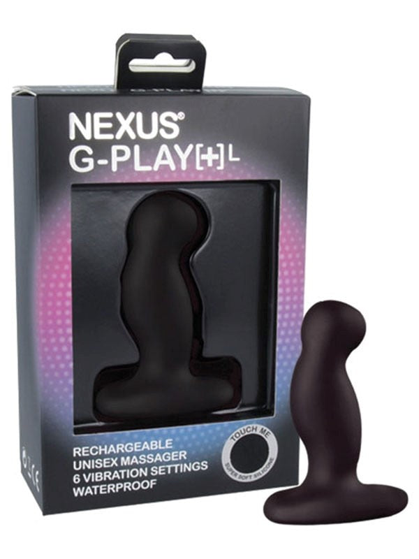 Nexus G Play Plus Large Unisex Vibrator Black - - Personal Massagers