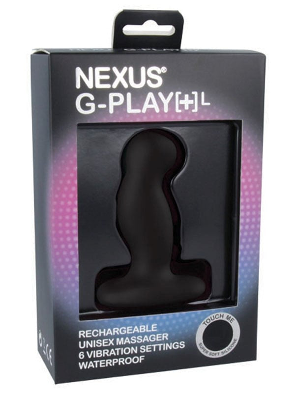 Nexus G Play Plus Large Unisex Vibrator Black - - Personal Massagers