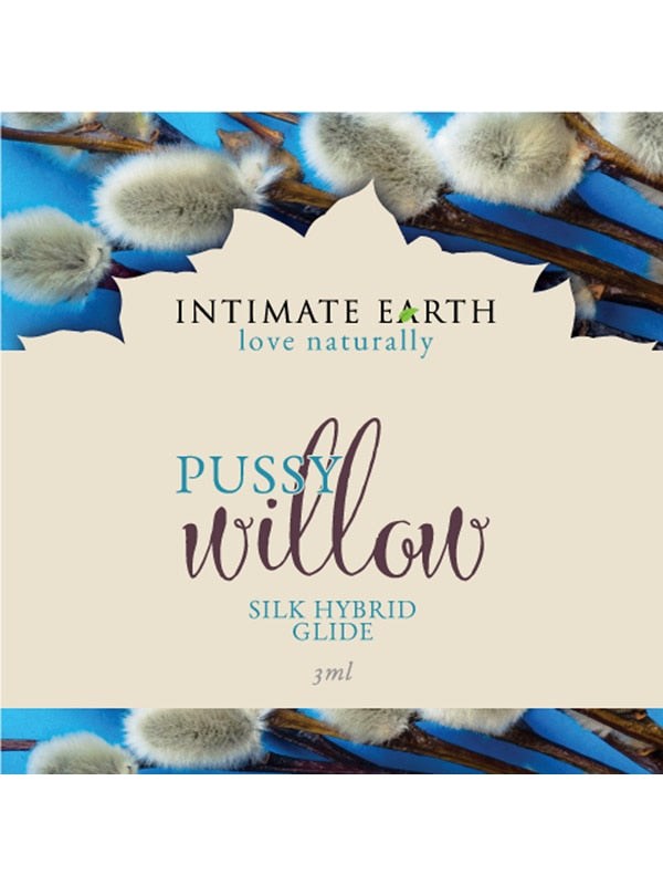 Intimate Earth Pussy Willow Silk Hybrid Glide 3ml Foil - - Anal Lubes