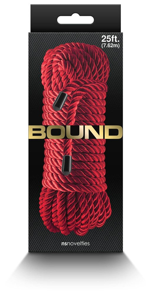 NS Novelties Bound Rope Red - Cuffs and Restraints