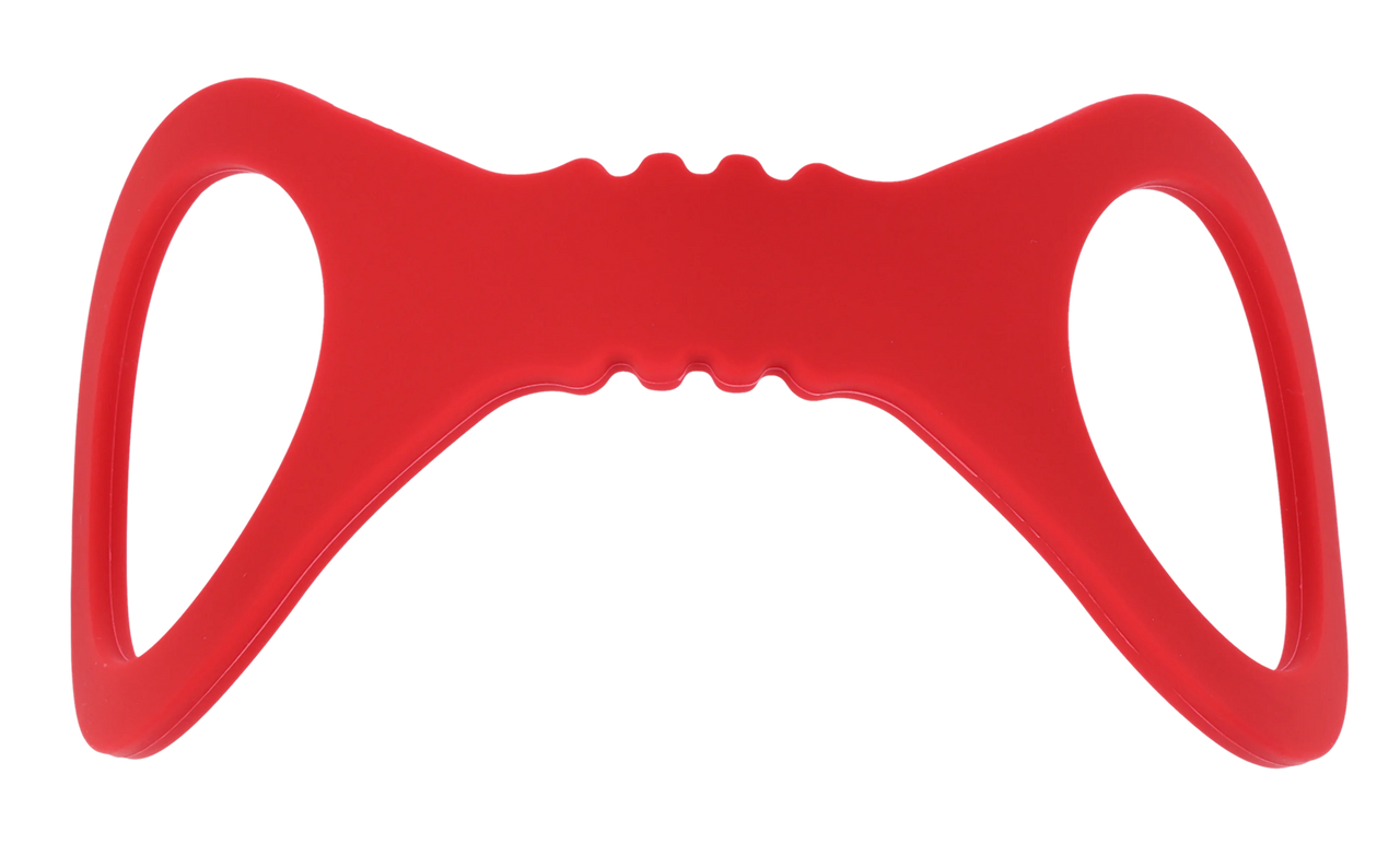 Sex & Mischief Amor Silicone Hand Cuffs Restraints Red - Cuffs And Restraints