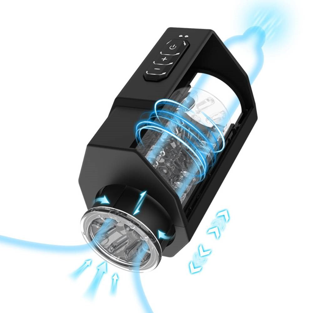 BDStyle Automatic Male Thrusting & Rotating Masturbator - - Masturbators and Strokers