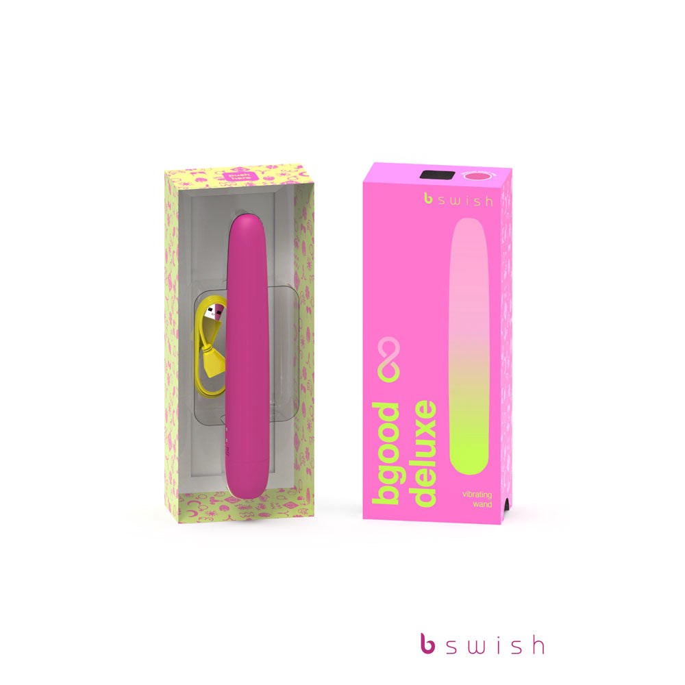 B Swish Bgood Infinite Deluxe 18 cm USB Rechargeable Wand Vibrator - Body Wands