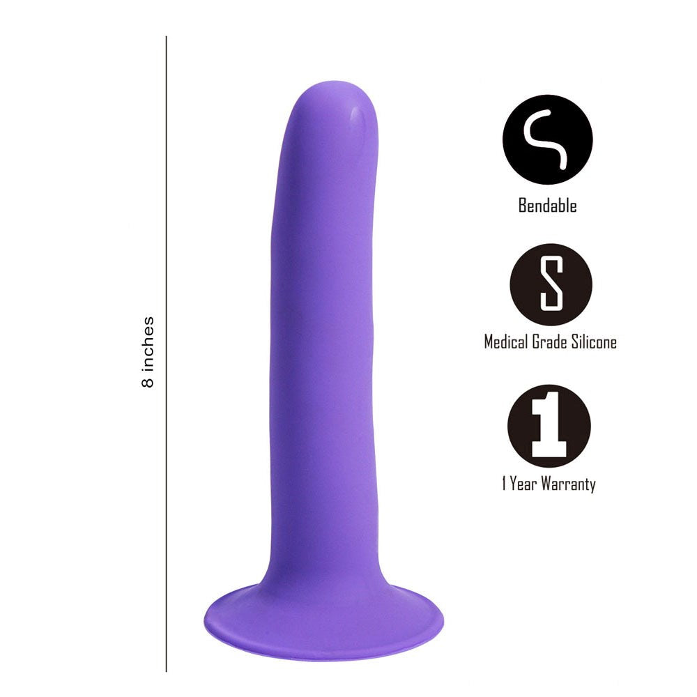 Maia MARIN 20.3 cm Flexible Silicone Dong - - Realistic Dildos