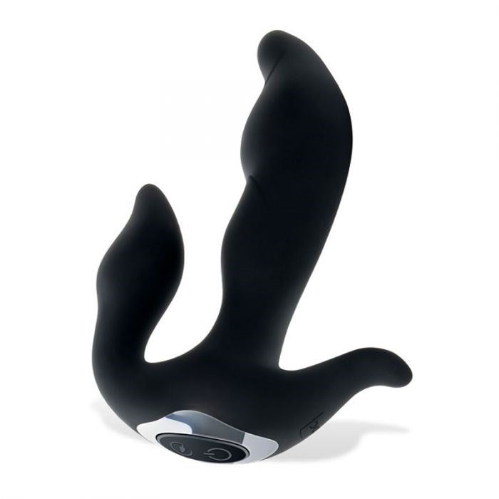 Adam and Eve 3 Point Vibrating Prostate Massager Black - - Prostate Toys