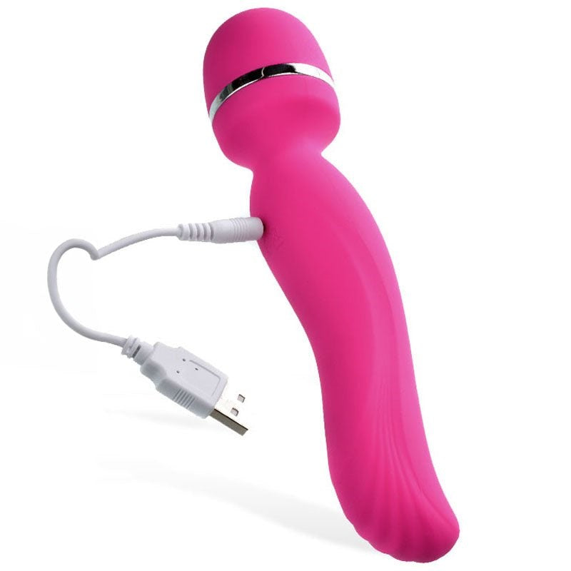 Adam and Eve Intimate Curves USB Rechargeable Vibrating Body Wand Pink - - Body Wands